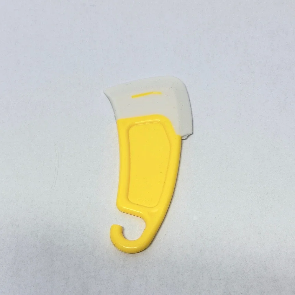 2 Pack Yellow Bowl Scraper Set Flexible Edge with Hanging Hook Kitchen Tool